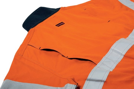 Picture of Bisley, Tencate Tecasafe® Plus 700 Hi Vis Engineered FR Coverall